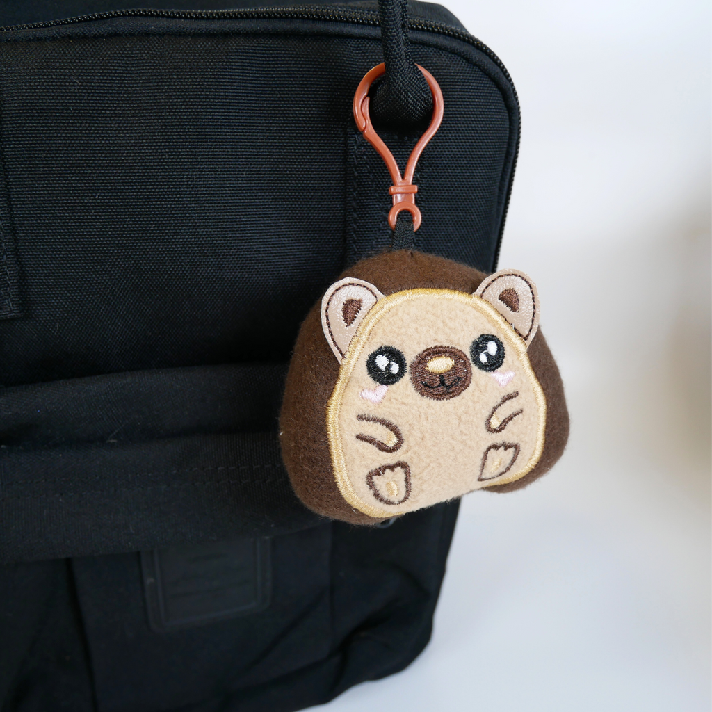Hedgehog Bag Buddy Plush Keychain