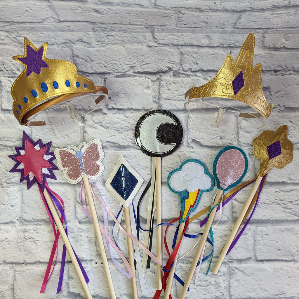 Pony Crowns and Wands