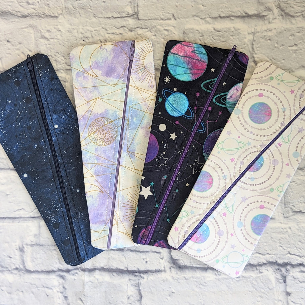 Outer Space Zipper Bags