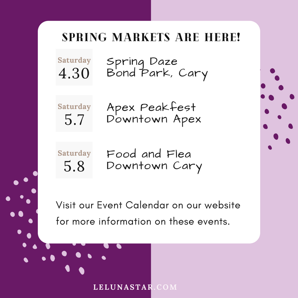 Spring Markets are here!