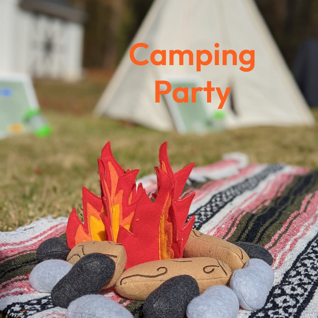 Camping Party - A Day Full of Creative Play and Adventures