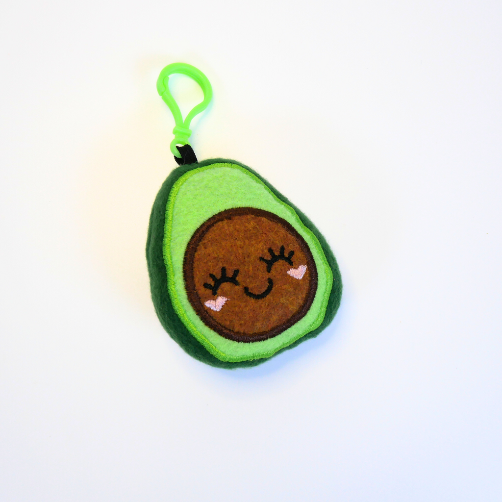 Avocado Bag Buddy Plush Keychain