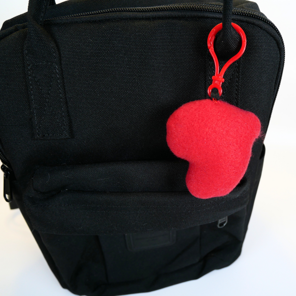 Heart Bag Buddy Plush Keychain