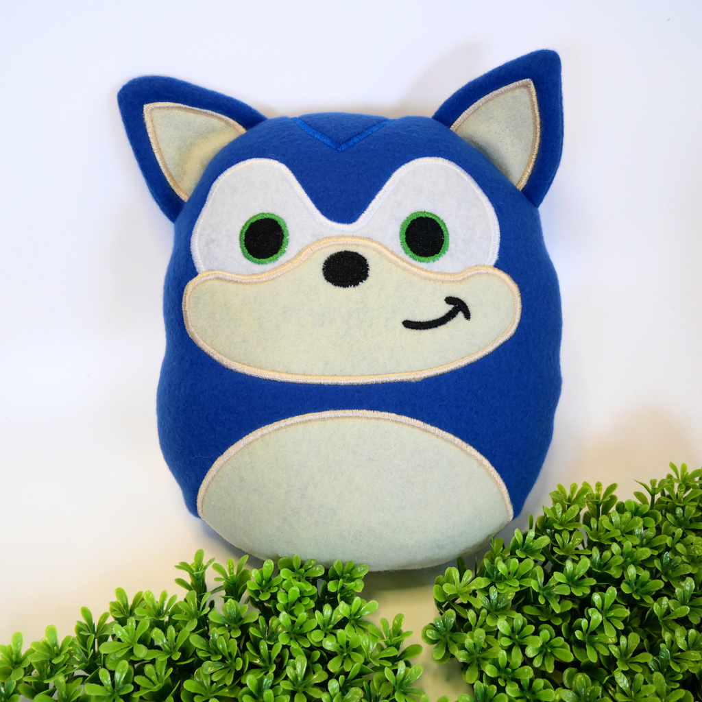 Blue Hedgehog Plushie