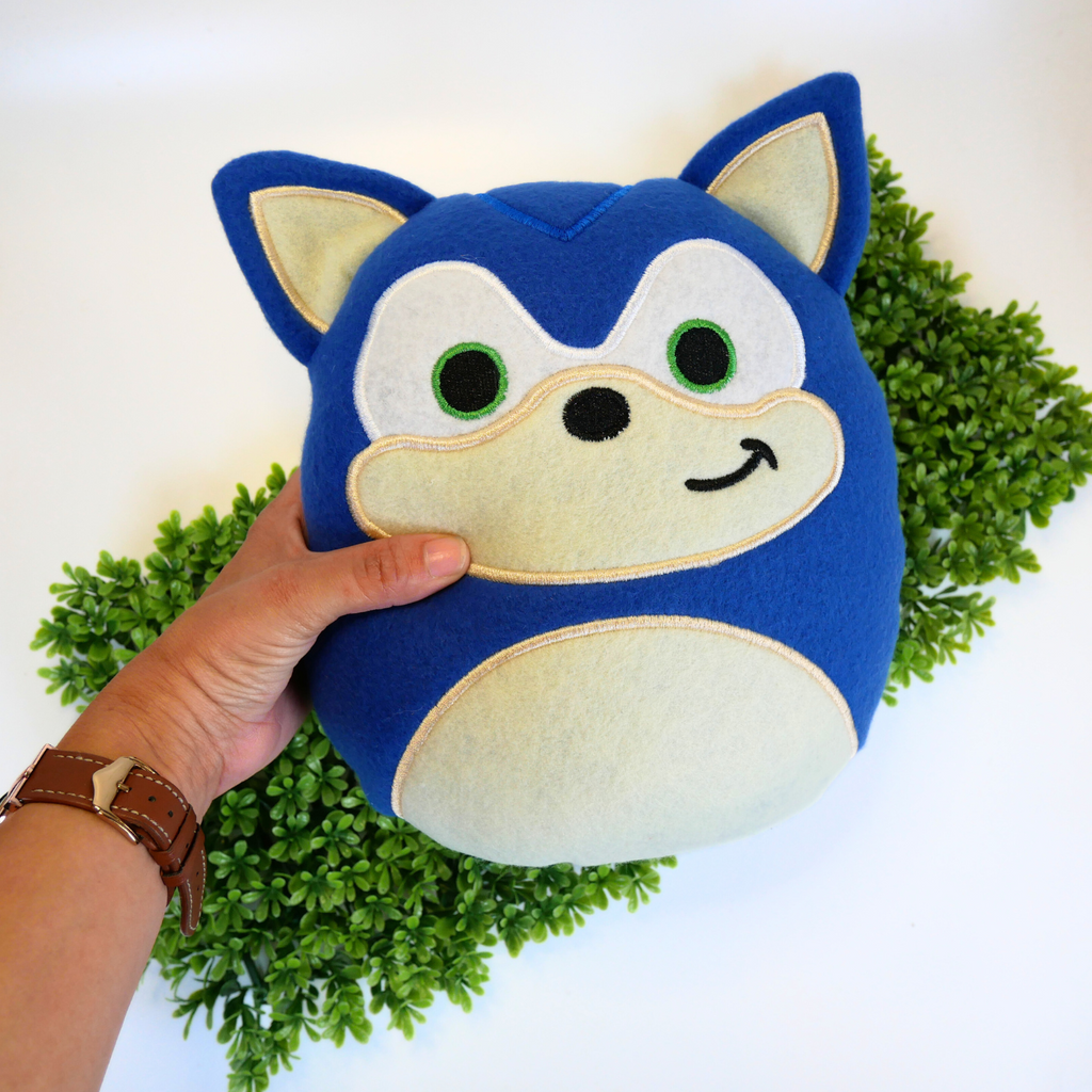 Blue Hedgehog Plushie