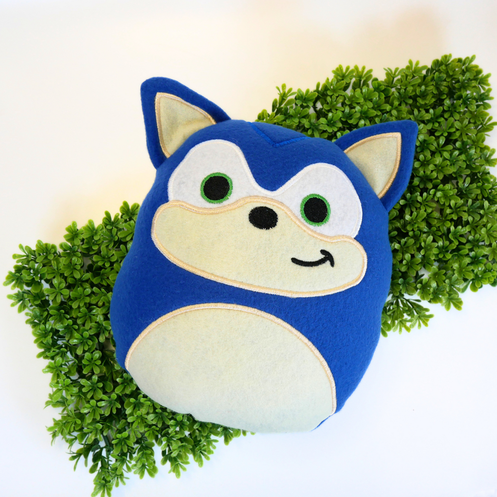 Blue Hedgehog Plushie