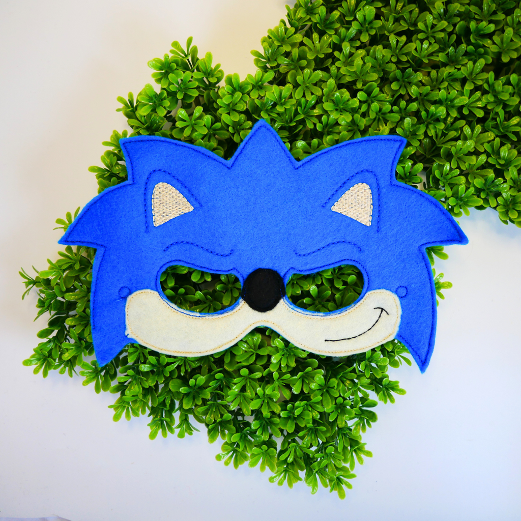 Blue Hedgehog Masks