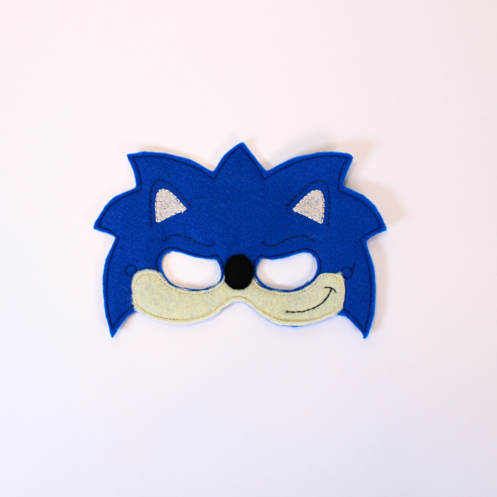Blue Hedgehog Masks