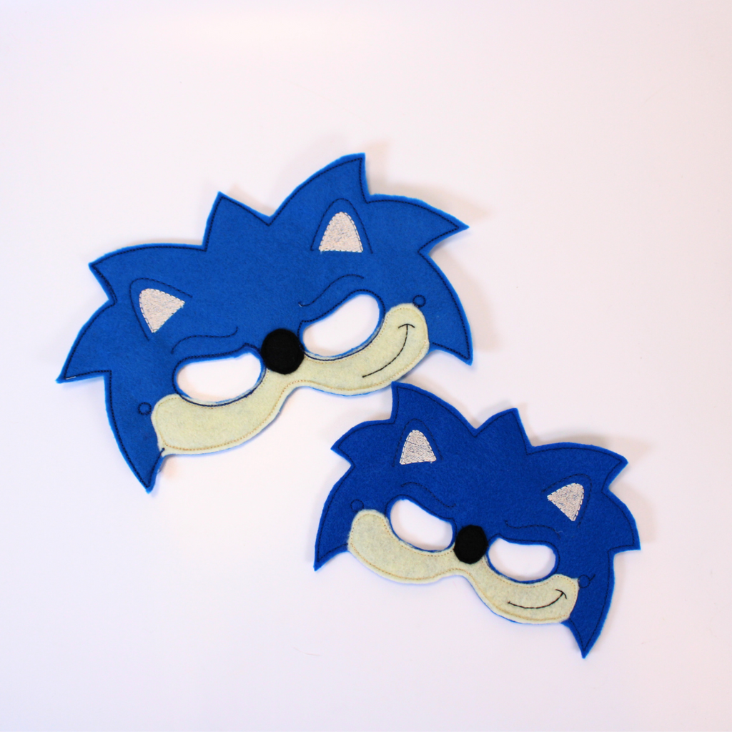 Blue Hedgehog Masks