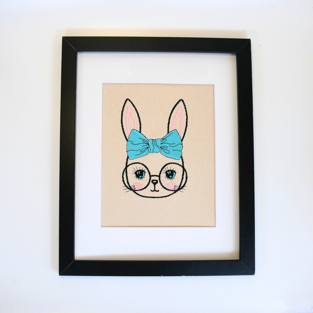 Bunny in Glasses art