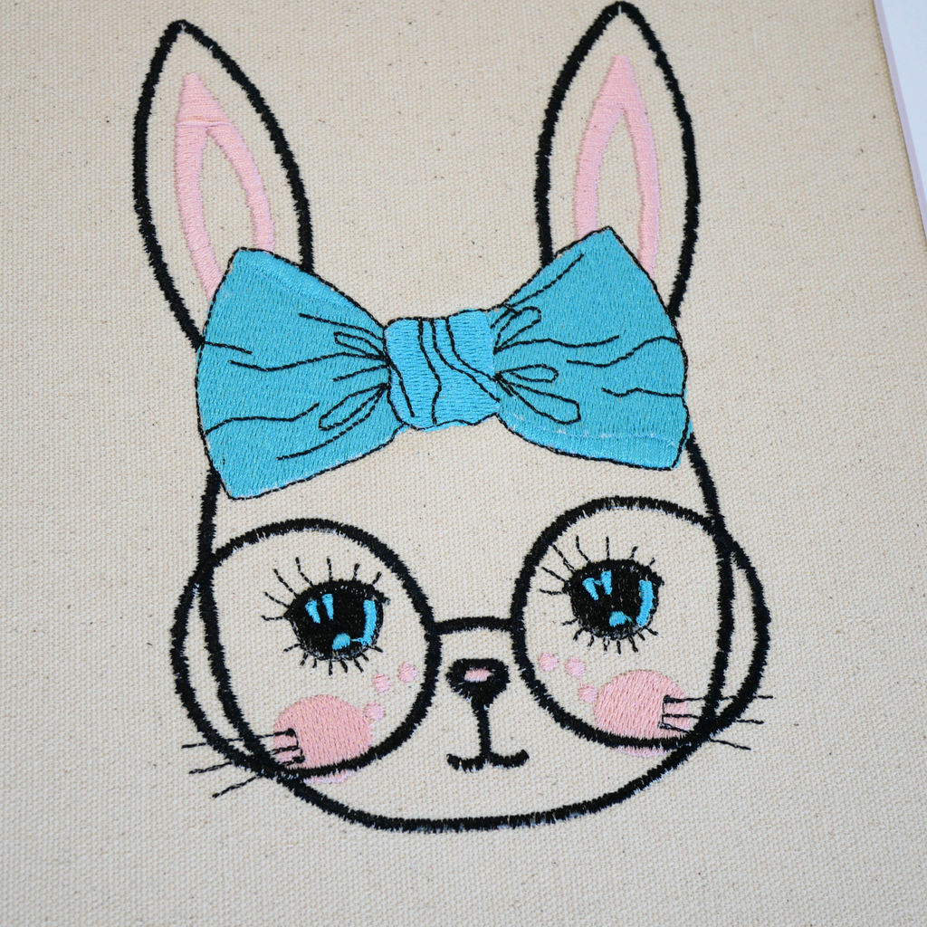 Bunny in Glasses art