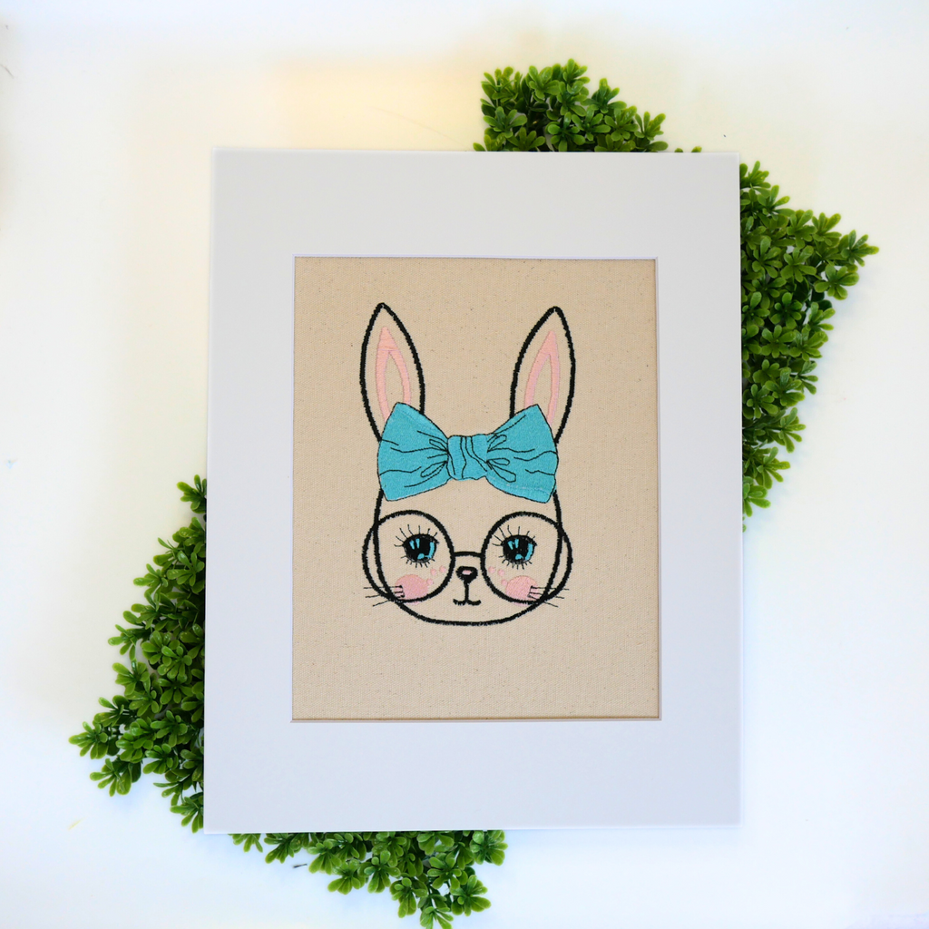 Bunny in Glasses art