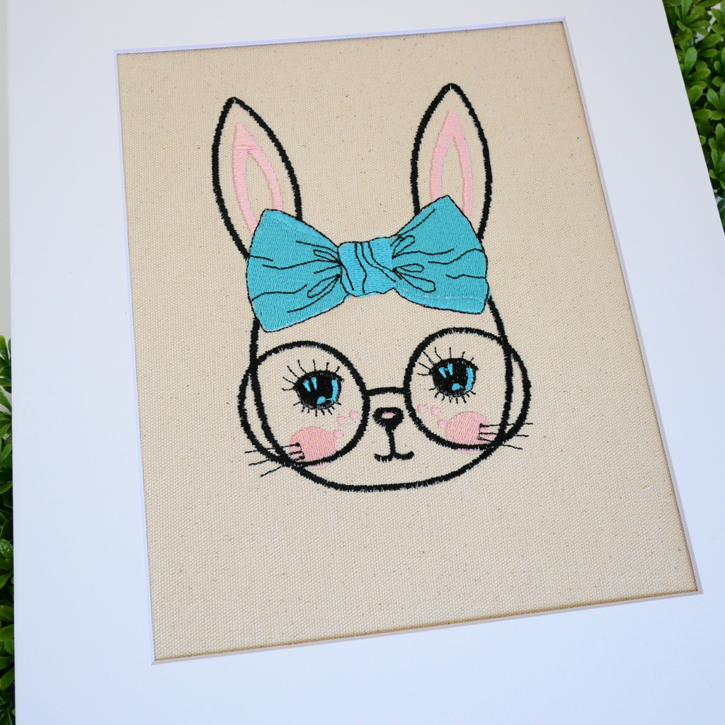 Bunny in Glasses art