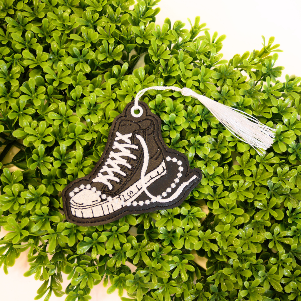 Chucks and Pearls Bookmark