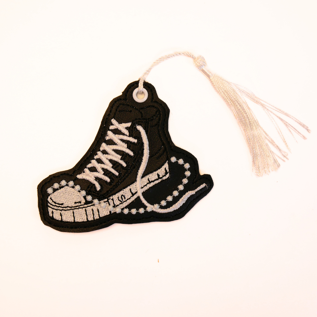 Chucks and Pearls Bookmark