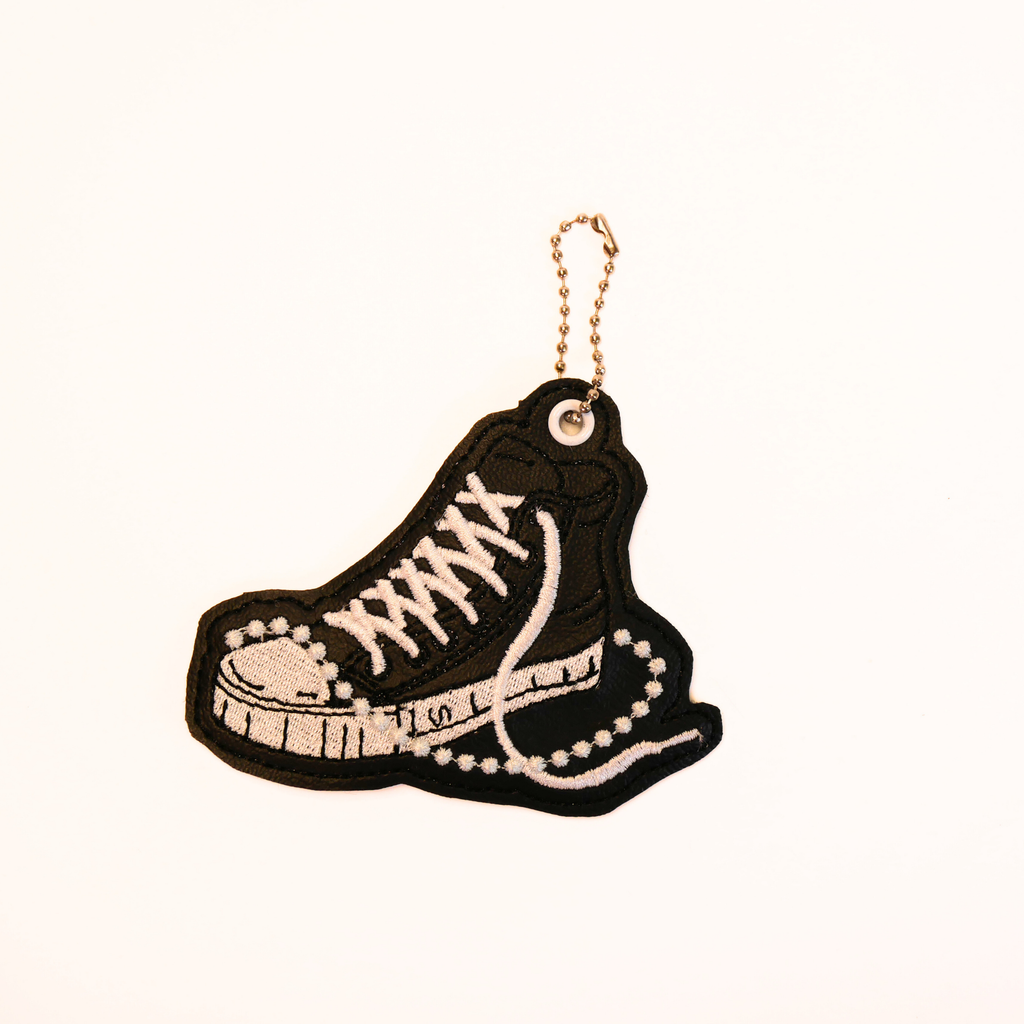 Chucks and Pearls Bag Tag