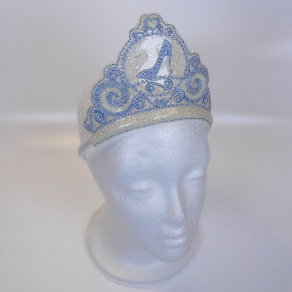 Glass Slipper Princess Crown and Wand