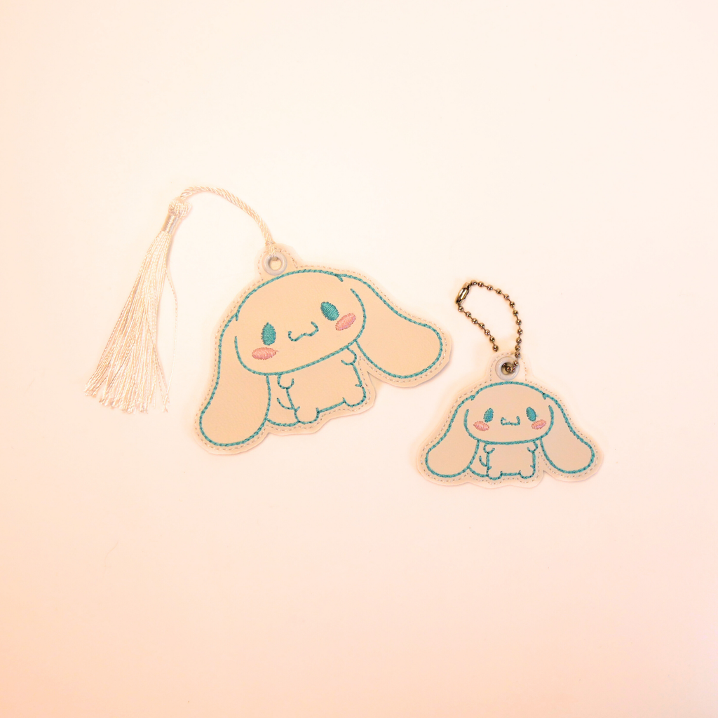 Friendly Bunny Bookmark and Bag Charm