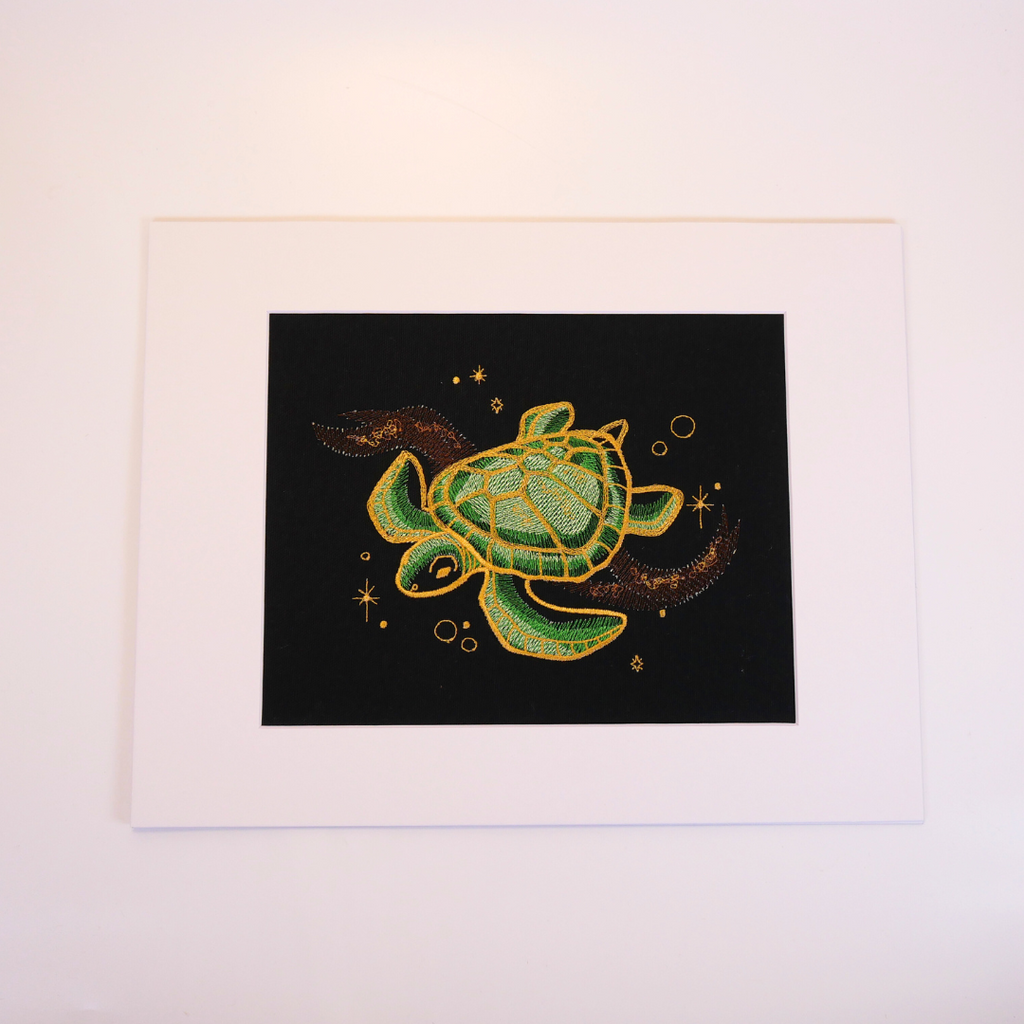 Cosmic Sea Turtle Art