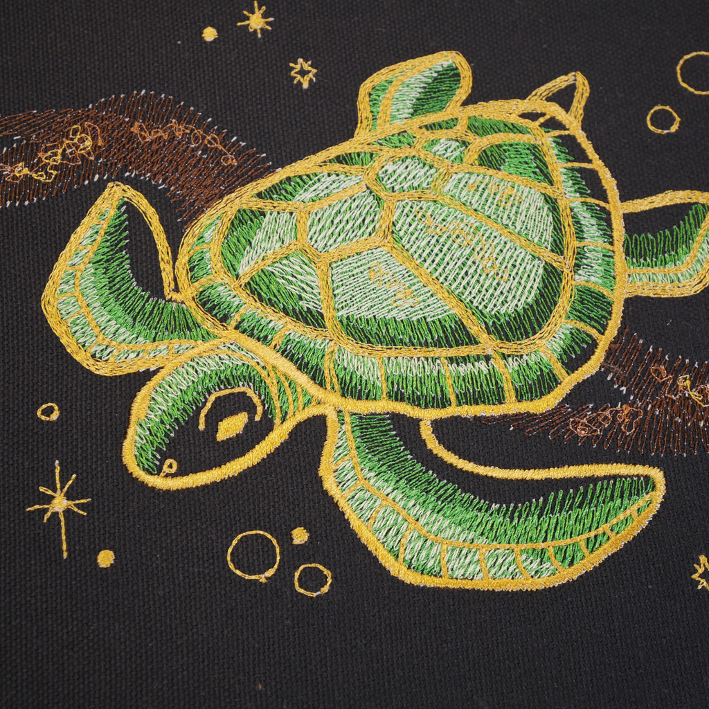 Cosmic Sea Turtle Art