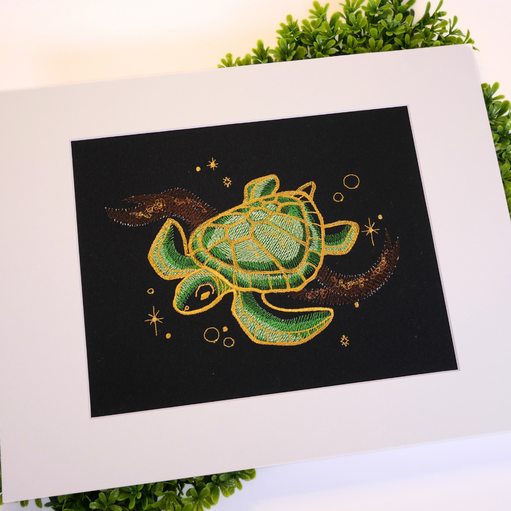 Cosmic Sea Turtle Art