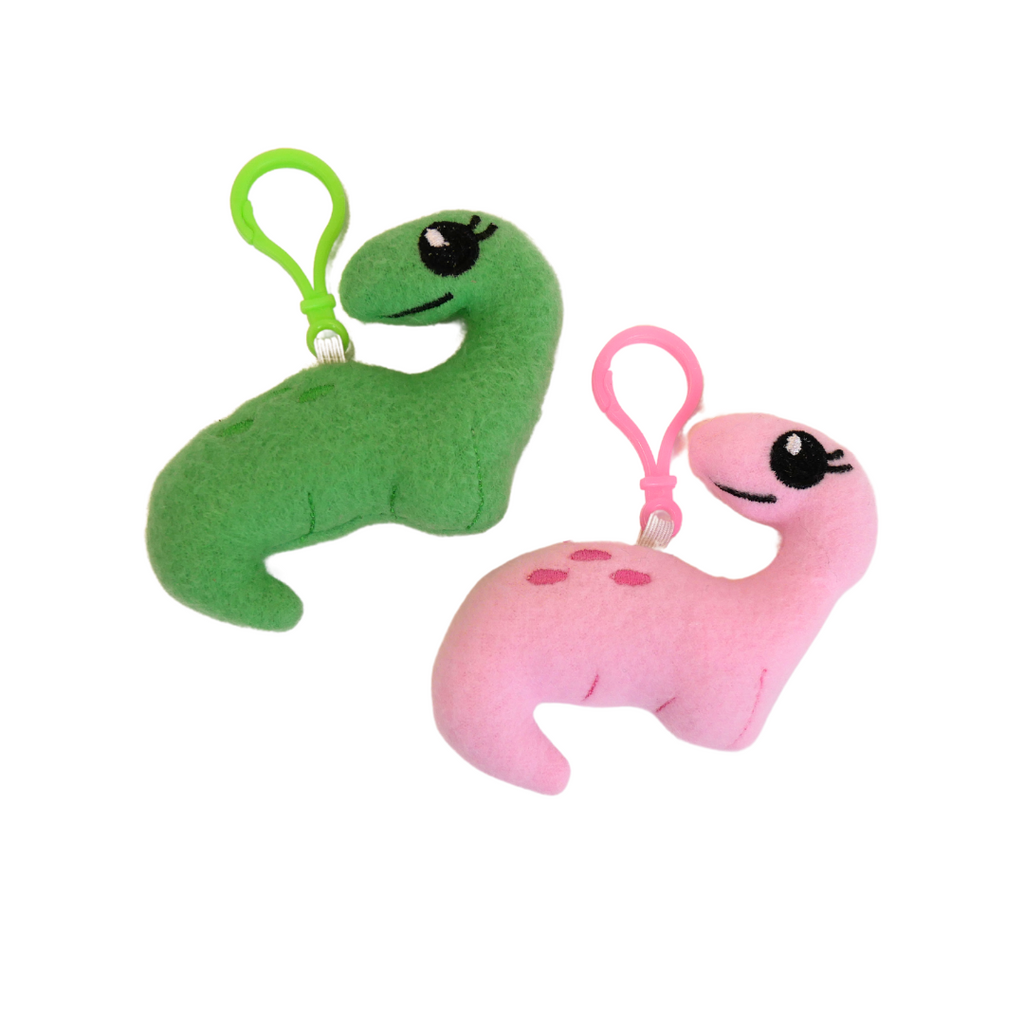 Dinosaur Plush Bag Buddy Keychain