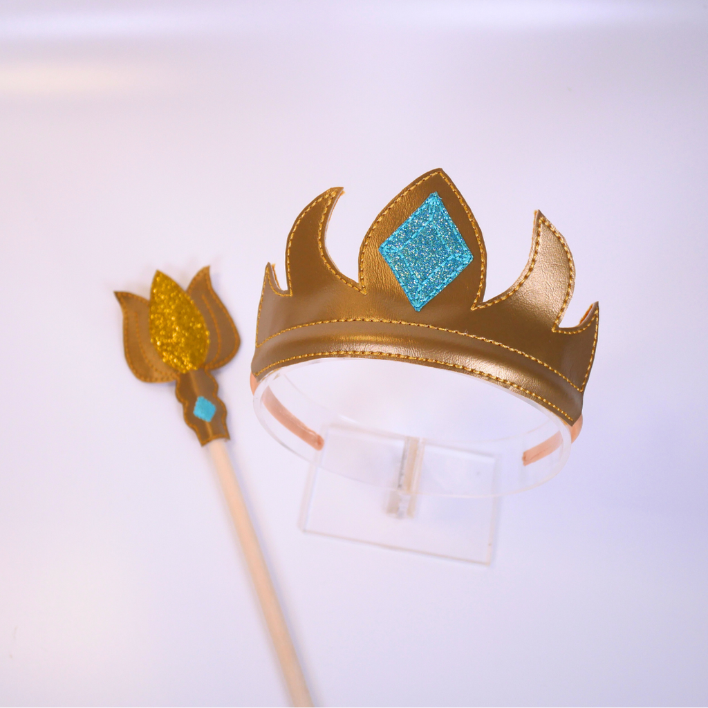 Ice Queen Crown and Wand