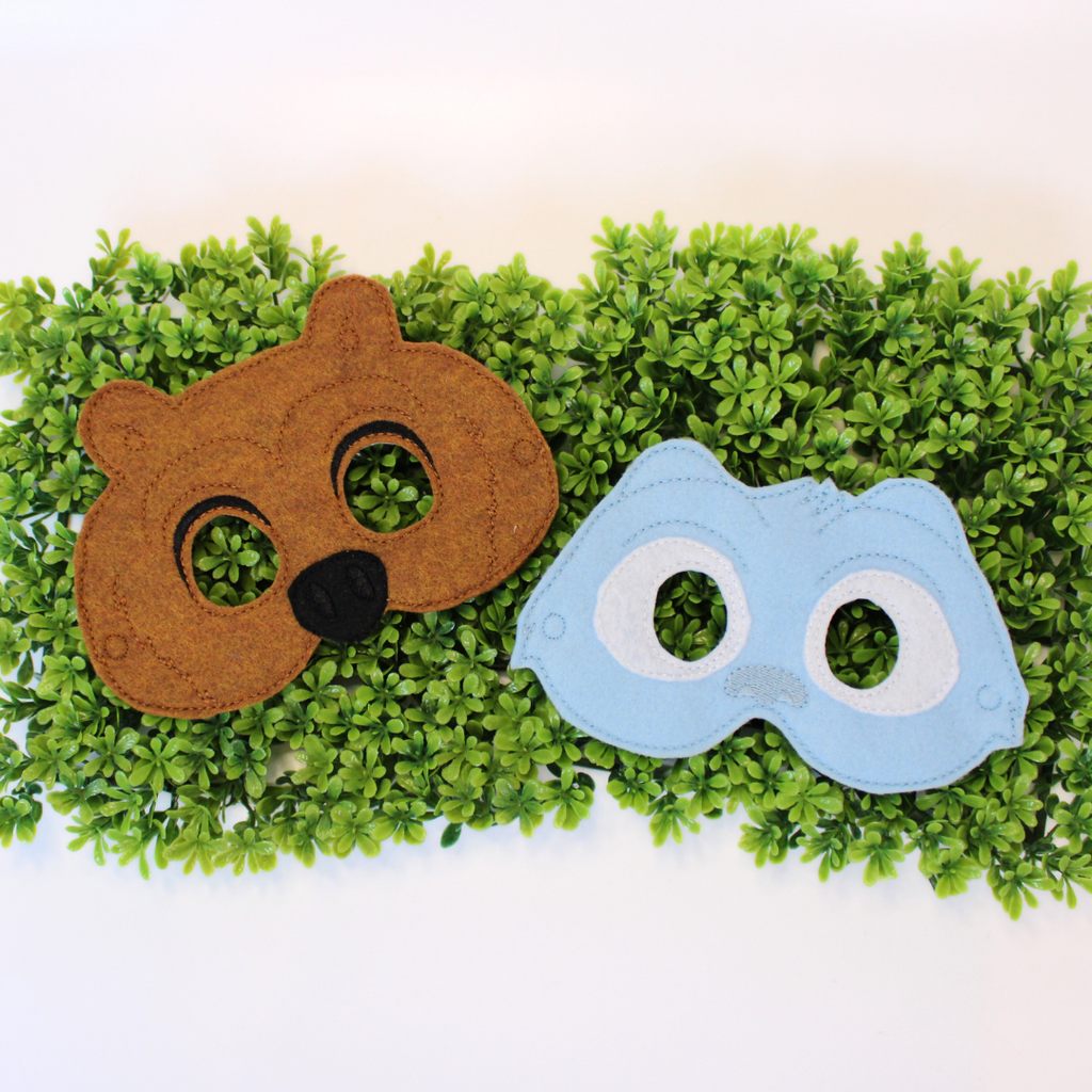 Grizzy and Lemmings Masks