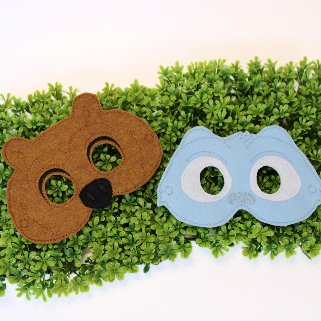 Grizzy and Lemmings Masks