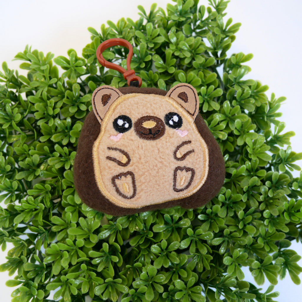 Hedgehog Bag Buddy Plush Keychain