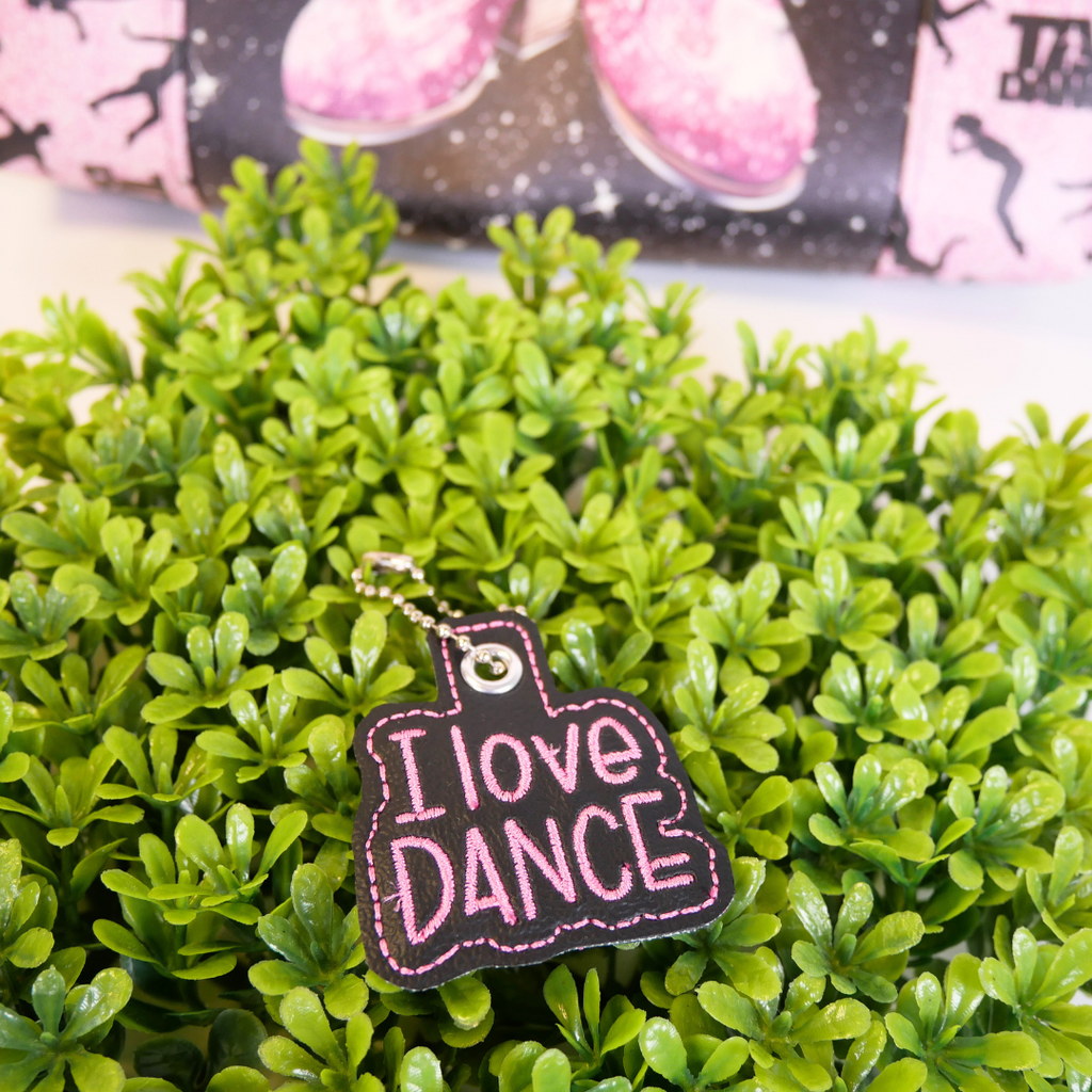 I Love Dance Bag Charm