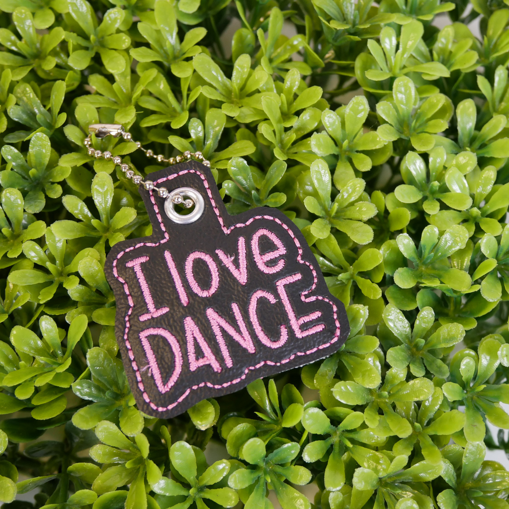 I Love Dance Bag Charm