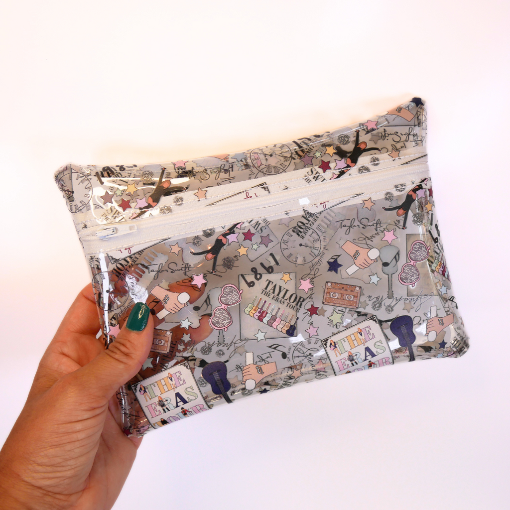 Jelly Zipper Bags - Clear