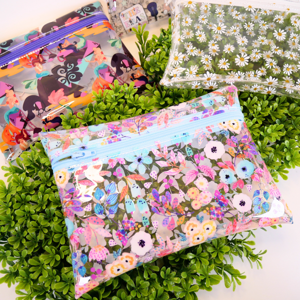 Jelly Zipper Bags - Clear