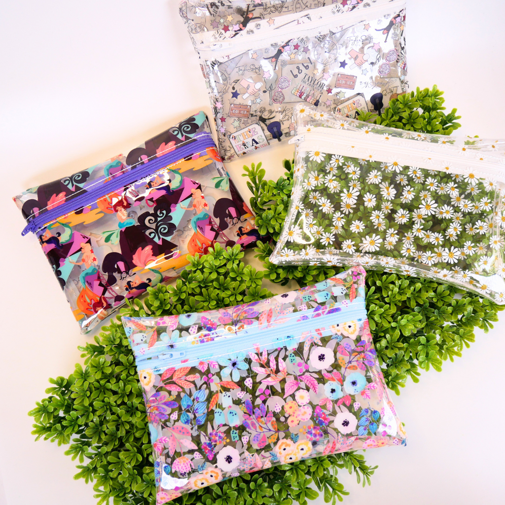 Jelly Zipper Bags - Clear