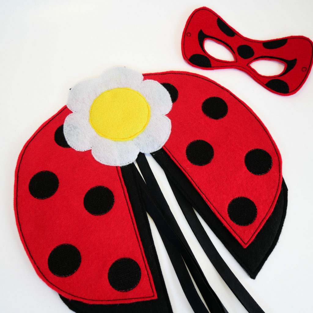 Ladybug Dress Up wings and mask