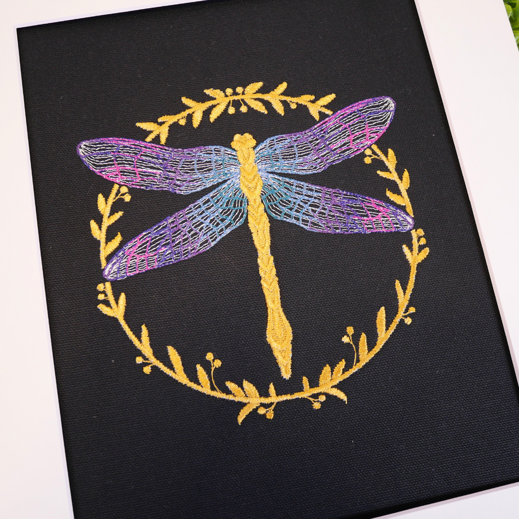 Laurel and Gold Dragonfly