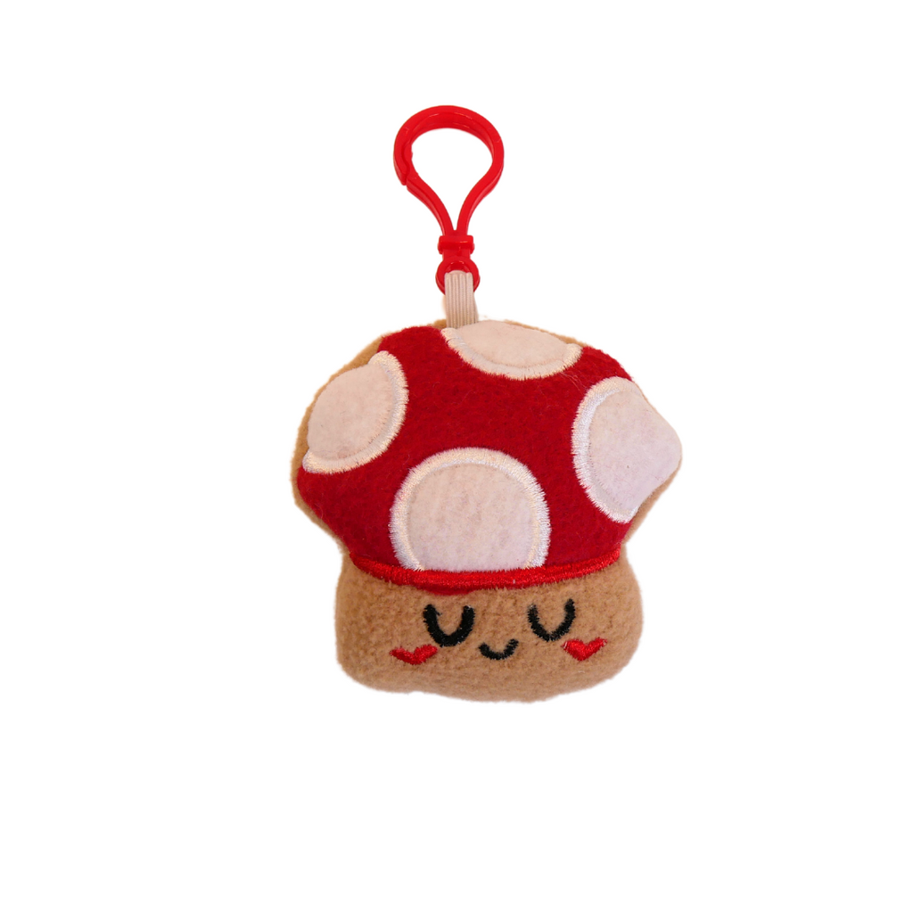 Mushroom Plush Bag Buddy Keychain