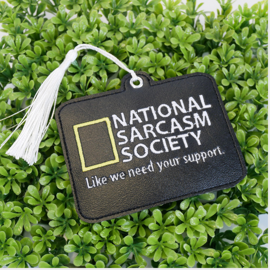 National Sarcasm Society Bookmark
