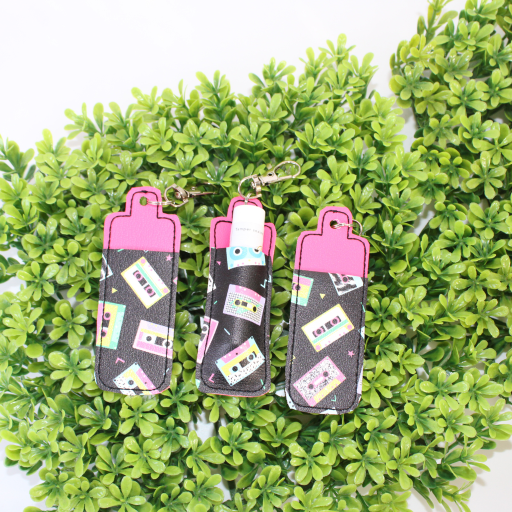 Old School Music Lip Balm Holder