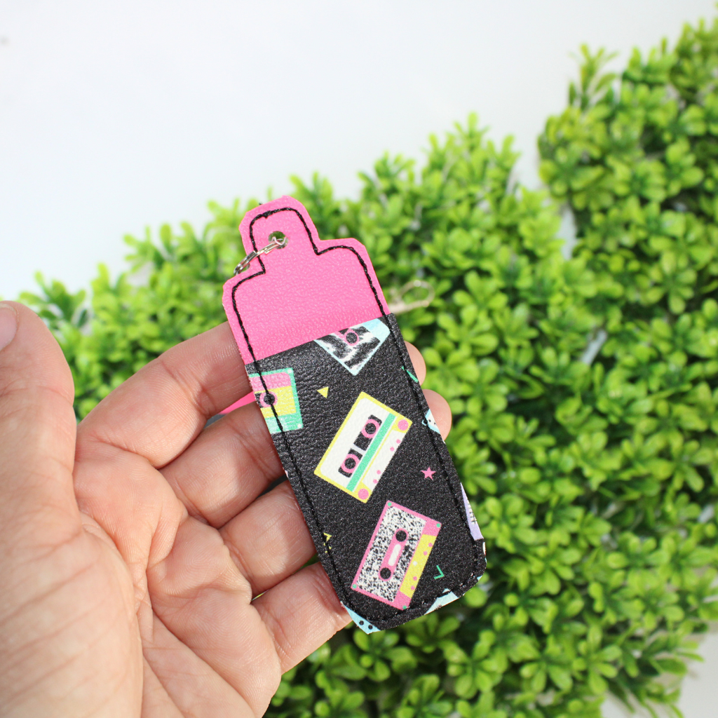 Old School Music Lip Balm Holder