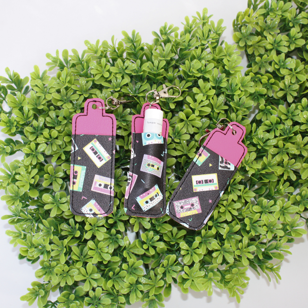 Old School Music Lip Balm Holder