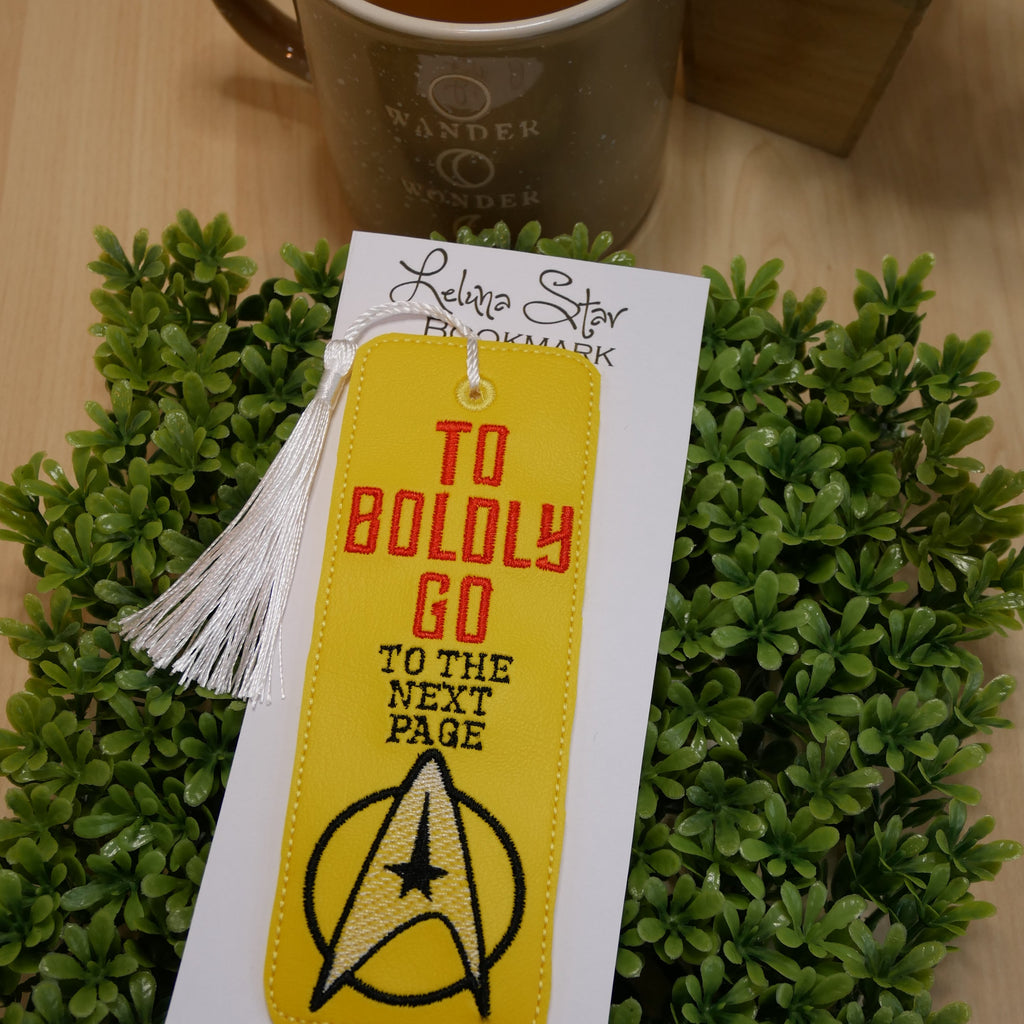To Boldly Go Bookmark
