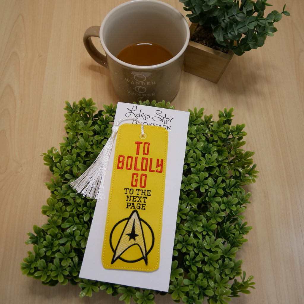 To Boldly Go Bookmark