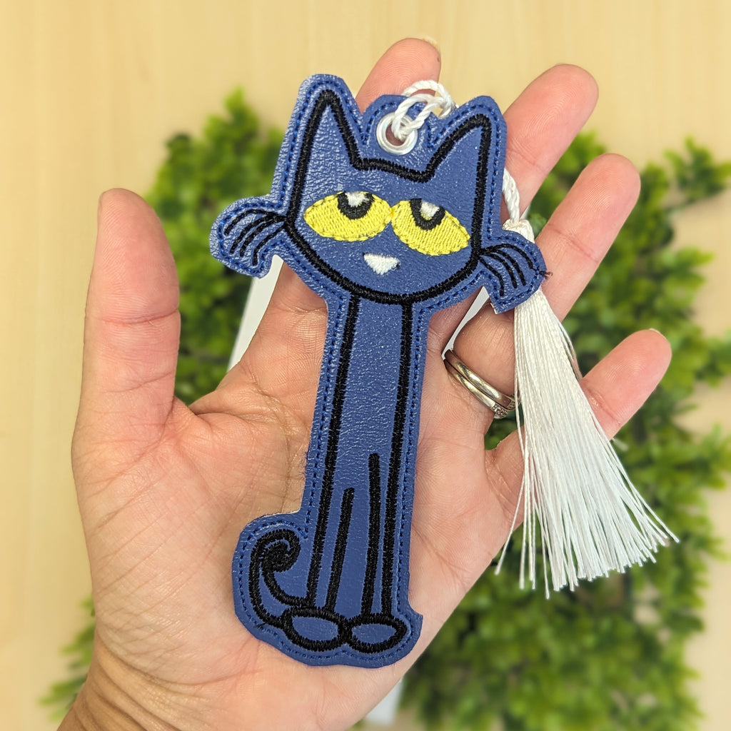 Blue Cat Bookmark
