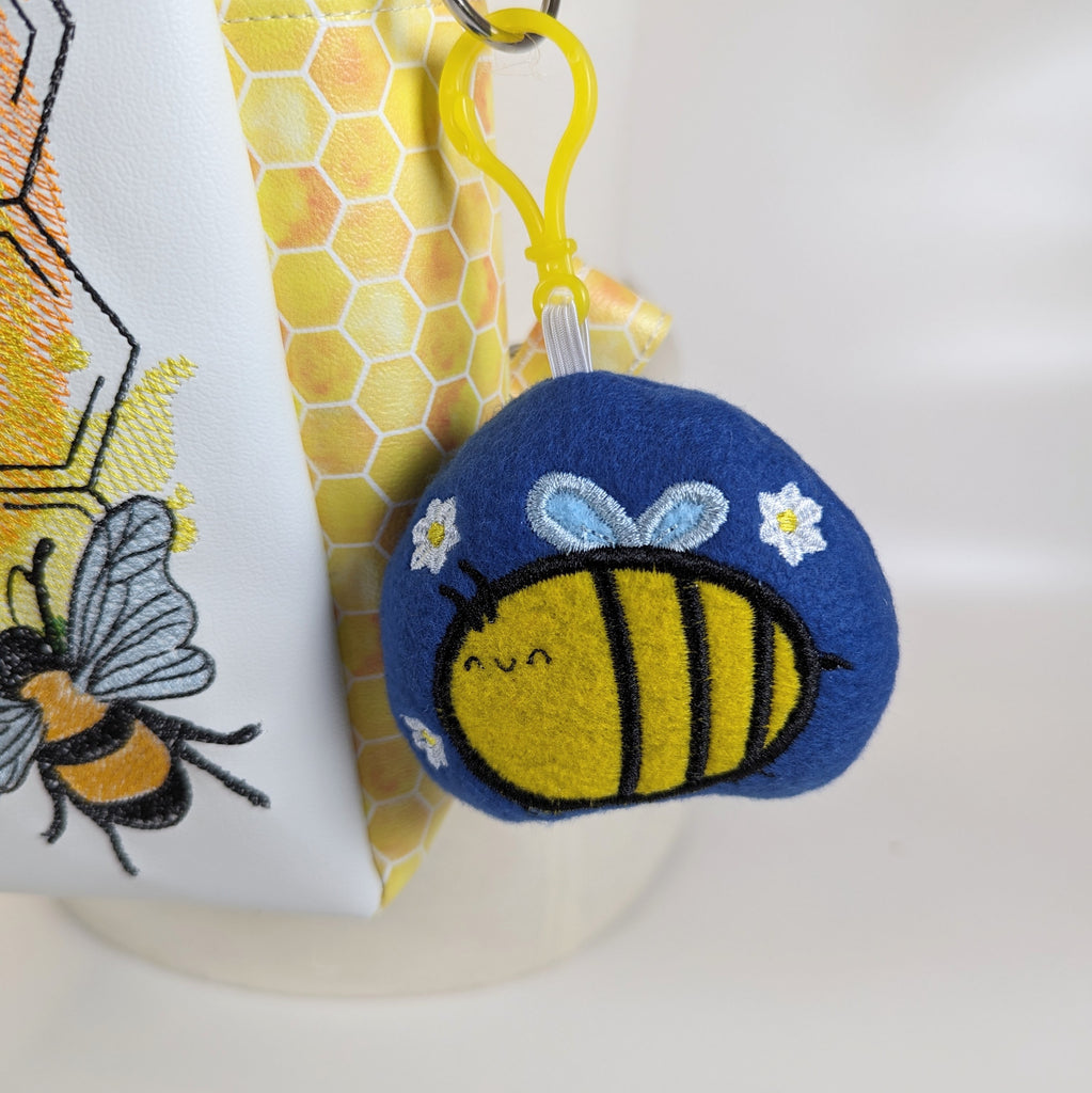 Chubby Bee Plush Bag Buddy Keychain