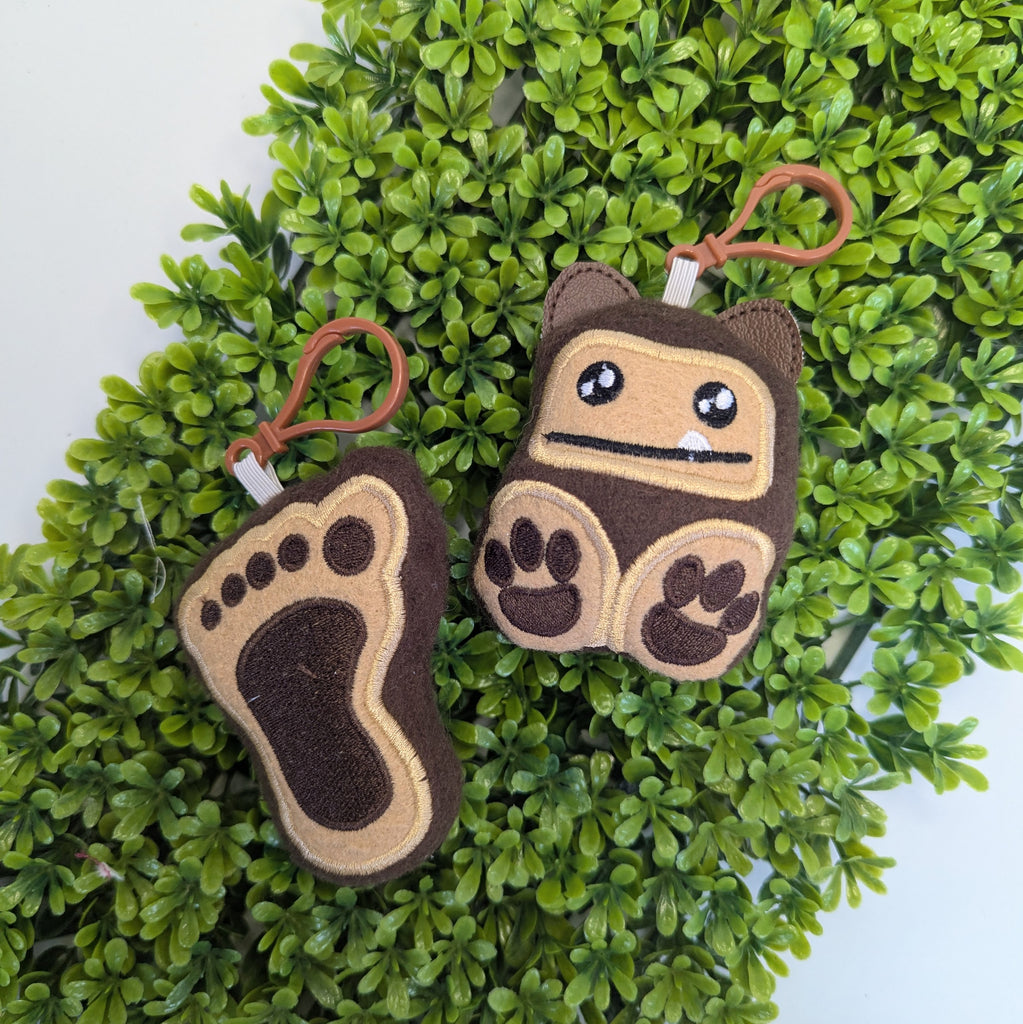 Big Foot Plush Keychain