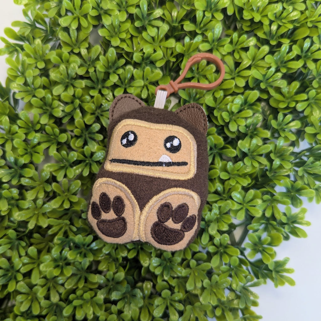 Big Foot Plush Keychain