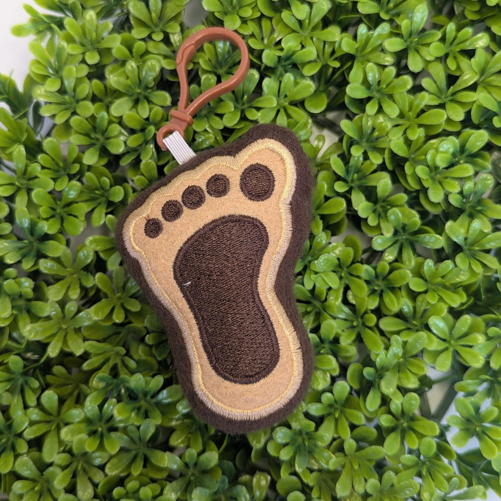 Big Foot Plush Keychain