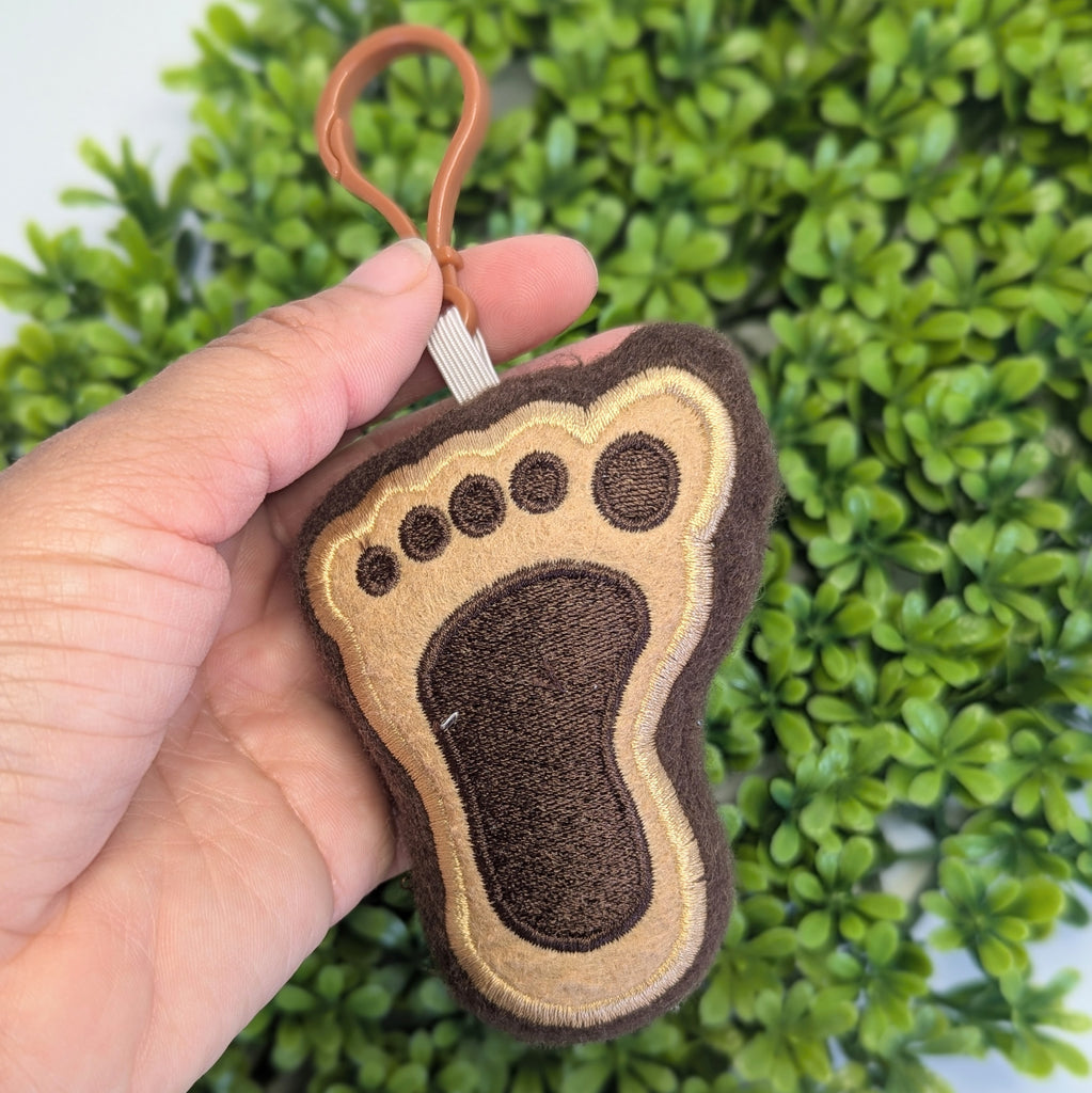 Big Foot Plush Keychain